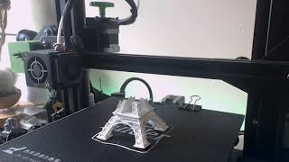 Eiffel Tower 3D Print Ender 3 Octolapse Timelapse
