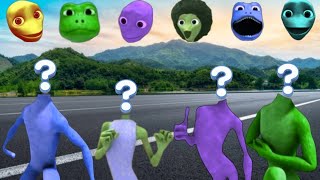 Wrong Heads Challenge DAME TU COSITA Vs Patila Vs Alien Green Vs El Taiger Vs Funny Alien Dance