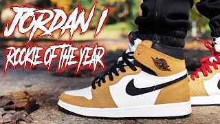 rookie of the year jordan 1 on feet