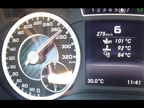 Mercedes A45 AMG 430 HP Acceleration 0-275 Test Drive Sound Renntech -