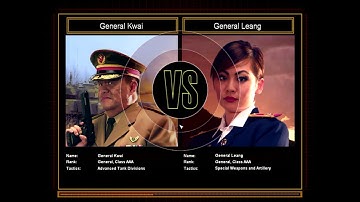 Command & Conquer Shockwave Challenge General Kwai VS General Leang Hard Mode #3