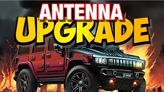 How To UPGRADE your antenna in under 5 minutes! 🛻​🔥​ HUMMER H3 2006 Hummer H3 Antenna Base Replacement