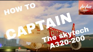 HOW to CAPTAIN the A320 NEO & A320-200  || Air Asia Indonesia Roblox staff guide || Ro-Aviation ||