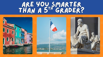 Are You SMARTER Than a 5th Grader? 🤯 | 25 General Knowledge Questions | Ultimate Trivia Quiz