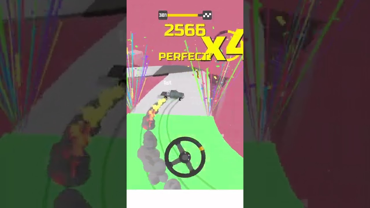 До конца! В конце подлетел✅  игра называется hyper drift! 