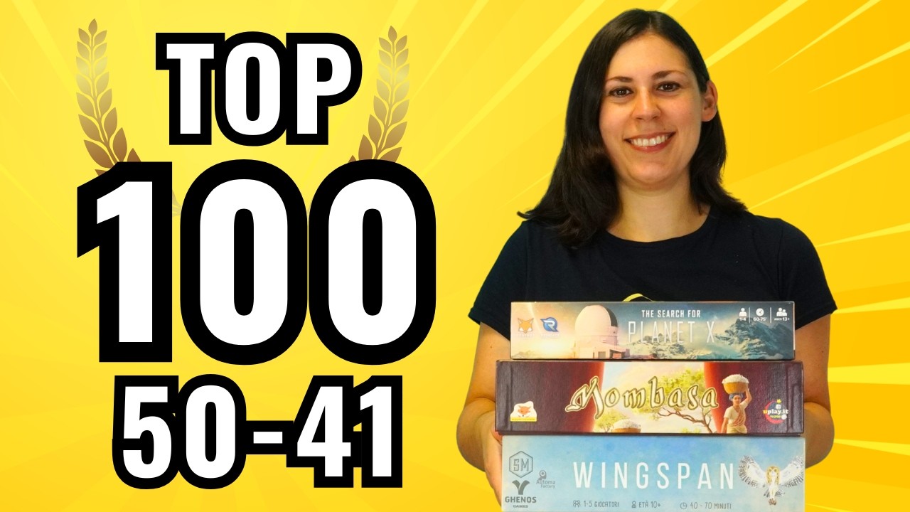 Top 100 Giochi da Tavolo di Sempre - 50-41