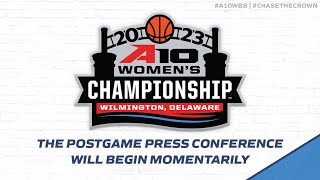 Details 2023 #A10WBB Championship Postgame Press Conference - Saint Louis Update