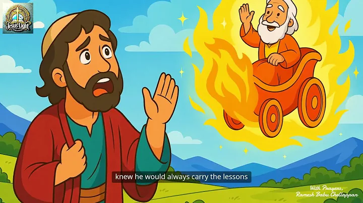 📖 Elijah Taken to Heaven | Animated Bible Story for Kids | Chariot of Fire I #biblestoriesforkids