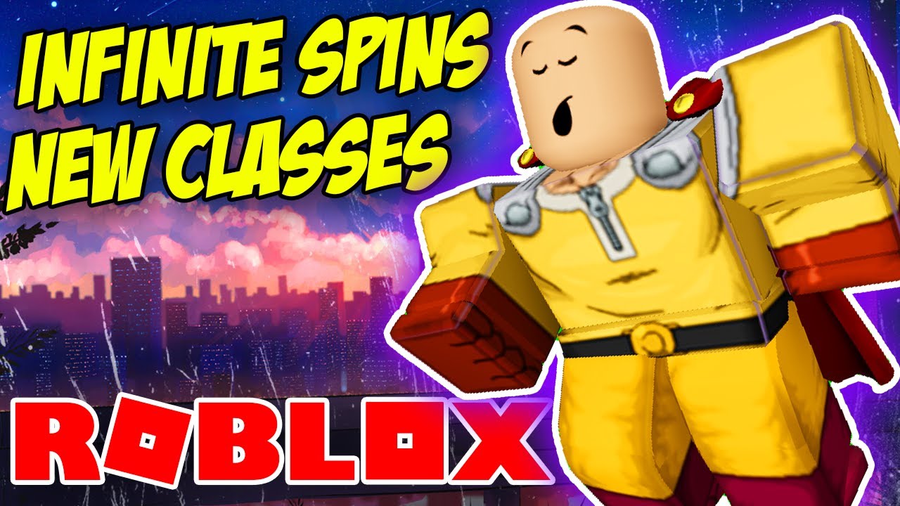 We Got Infinite Spins And All Classes In One Punch Man Destiny Roblox Youtube - roblox one punch man destiny relics