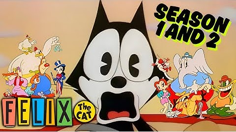 The Most Epic Compilation of Twisted Tales of Felix the Cat | Full Episodes (Seasons 1 & 2)