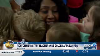 Richton Headstart Teacher Wins Golden Apple Award