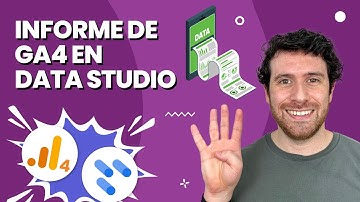 Como crear un informe de GA4 en DATA STUDIO | Vincula y crea tu informe de Google Analytics 4