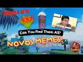 Onde estão os memes Duolingo, Grimace shake e Emotional Damage no Find the memes.