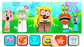 WILD Bikini Bottom Mystery 🌊🤯 Save SpongeBob & Patrick! *Solve the Giant Paper Game*