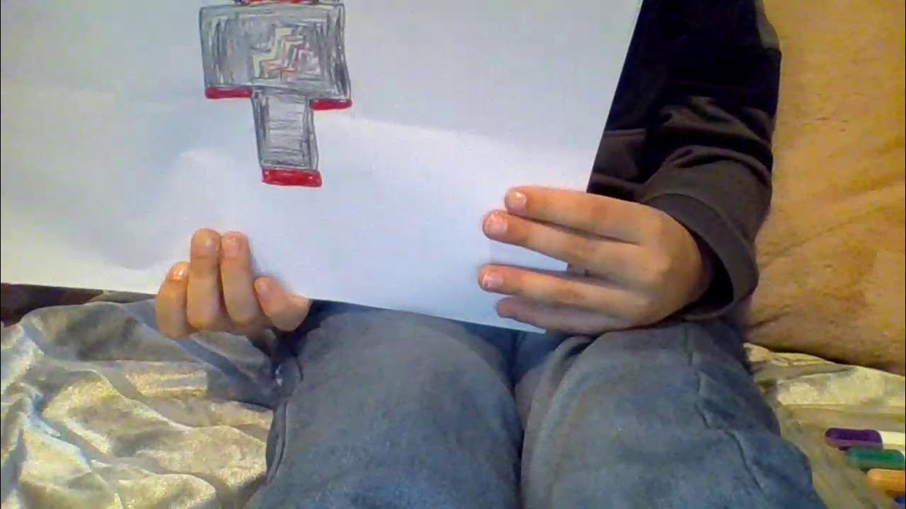 how to draw unspeakable and preston out of paper - YouTube