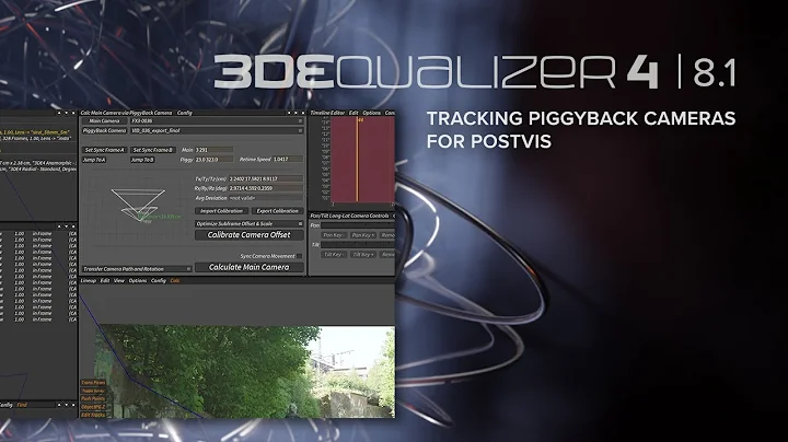 3DEqualizer4 Release 8.1 [advanced] - Tracking Piggyback Cameras for PostVis