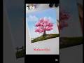 Cherry blossom 🌸canvas Painting |Cherry blossom acrylic painting tutorial |Art with Horain &Zaina.