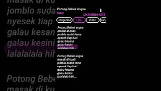 lrik lagu 'potong bebek angsa'|| viral tik tok 🎧🎶