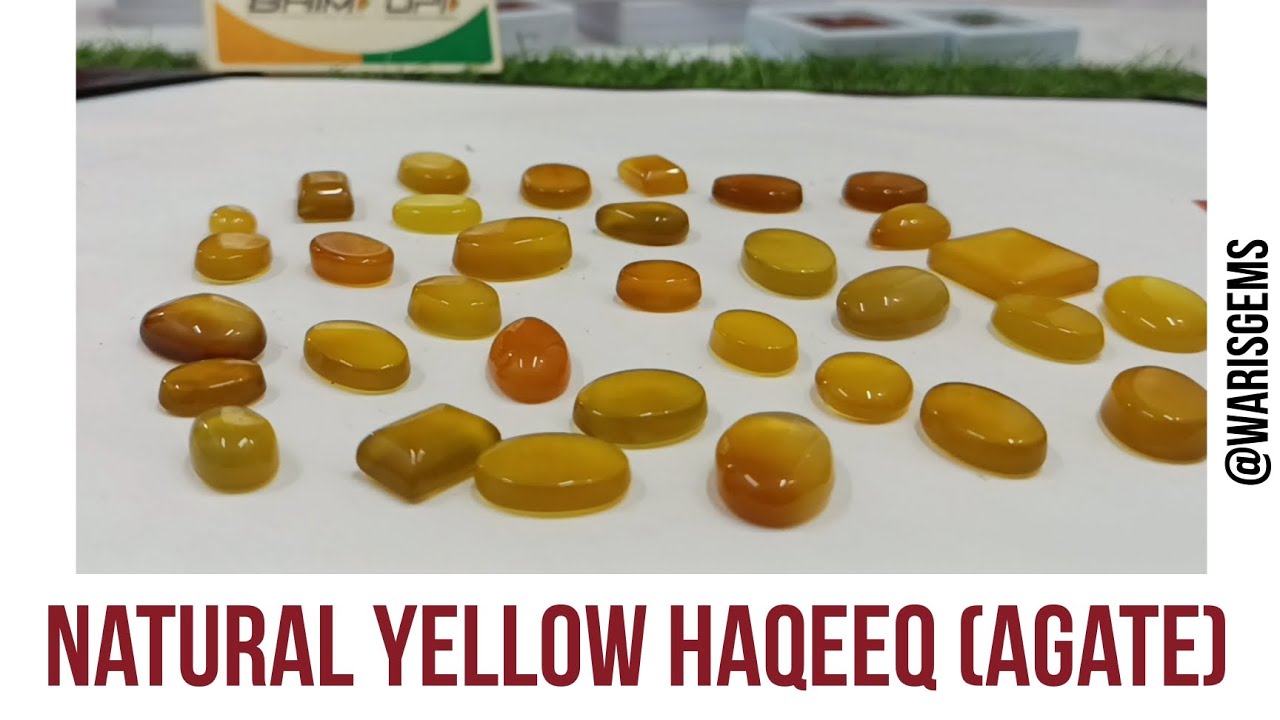 Orginal Yellow Haqeeq (Agate) Full Complete Details & Benefits मूल पीला हकीक सुलेमानी लाभ 