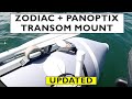 Zodiac Panoptix Livescope Transom Mount Updated