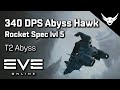 Eve online  hig.ps hawk t2 solo abyss