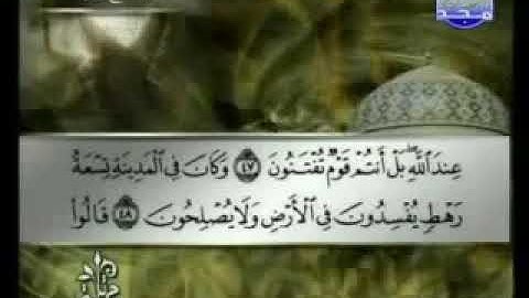 سورة النمل 27 - 114  توفيق الصائغ - قراءة مرتلة