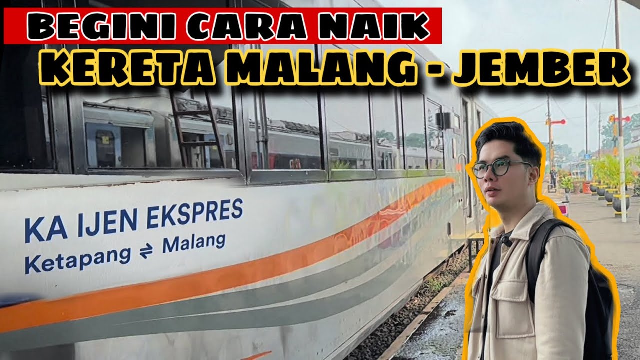 NAIK KERETA MALANG - JEMBER | IJEN EXPRESS | SERU BANGET❗️