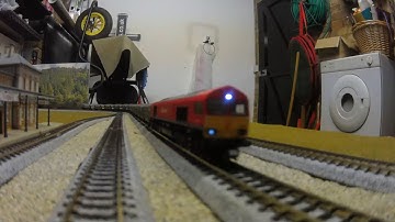 Running In N Gauge Class 66 With Yeoman Rolling Stock