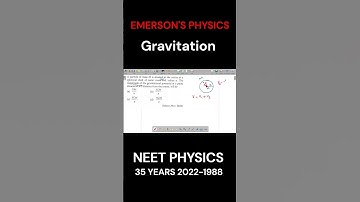 A particle of mass M is situated at the centre of spherical shell of same mass and radius a|Shorts