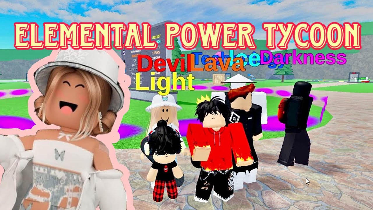 គេធ្វើបាបខ្ញុំក្នុង Roblox | Elemental Power Tycoon