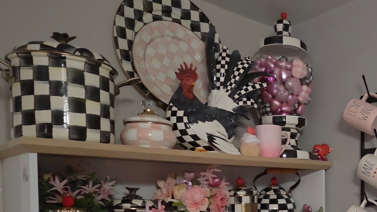 Valentine's Kitchen decorate with me 2026!!!