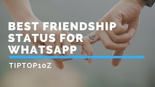 Top Best Friendship Status for whatsapp With Images