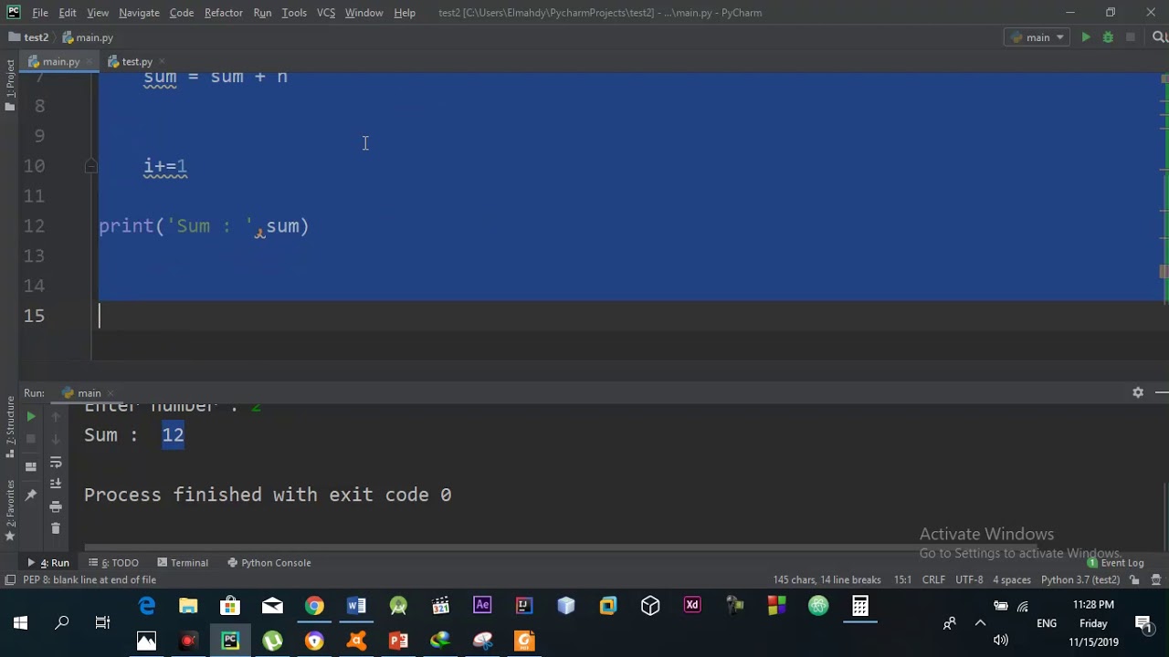 python- Programs using While loop - YouTube