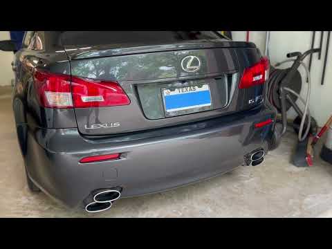 2011 Lexus ISF Stock Exhaust