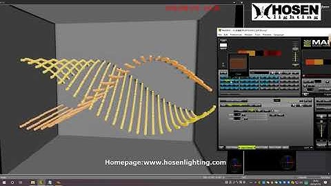Hosenlighting:How to control kinetic light by Madrix software