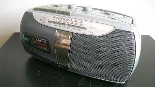 aiwa アイワ・ラジオカセットレコーダー「RM−65」（2001年製） ラジカセ