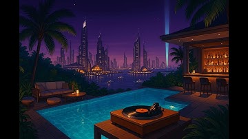 ☀️ 🌇 Rooftop Funk - Electro Funk & Chill | Groovy Summer Ambience | 4K Background 🌃 🌊