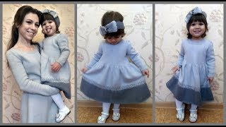 Платье для девочки спицами.Часть2/Dress for girls spokes. Part2 Платье для девочки спицами.Часть2/Dress for girls spokes. Part2