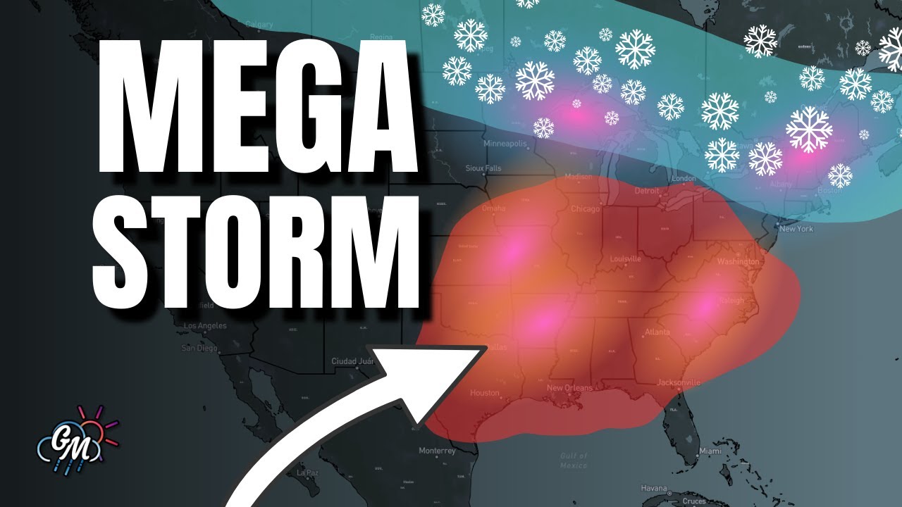 This HUGE STORM Is Bringing MAJOR ICE And SEVERE STORMS - YouTube
