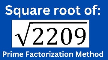 Square Root of 2209