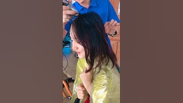 CEWEK CANTIK DIBOTAKIN DI RUMAH ( Beautiful Girl Headshave at Home) #headshave #botak #shorts