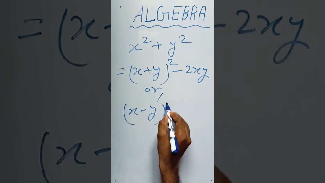 x² + y² =      ||  a² + b² =    || Shorts || Maths