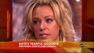 Kate Gosselin & Tony Dovolani after Elimination GMA Part 1/2