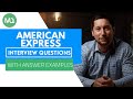 American Express Interview Questions with Answer Examples image