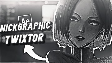 Twixtor like Nick Graphics - After Effects AMV Tutorial