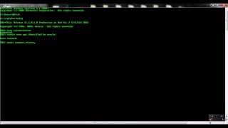 greate user by sqlplus