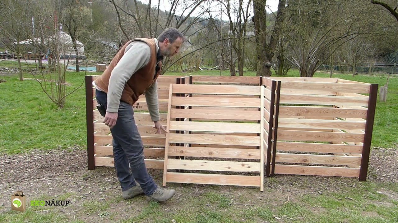 Je pro vás čelo kompostéru JERY TRIO vysoké? Snižte si ho.