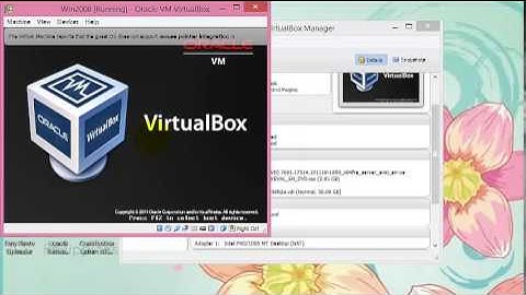Install Virtualbox and Setup Windows 2008 R2 Server VM