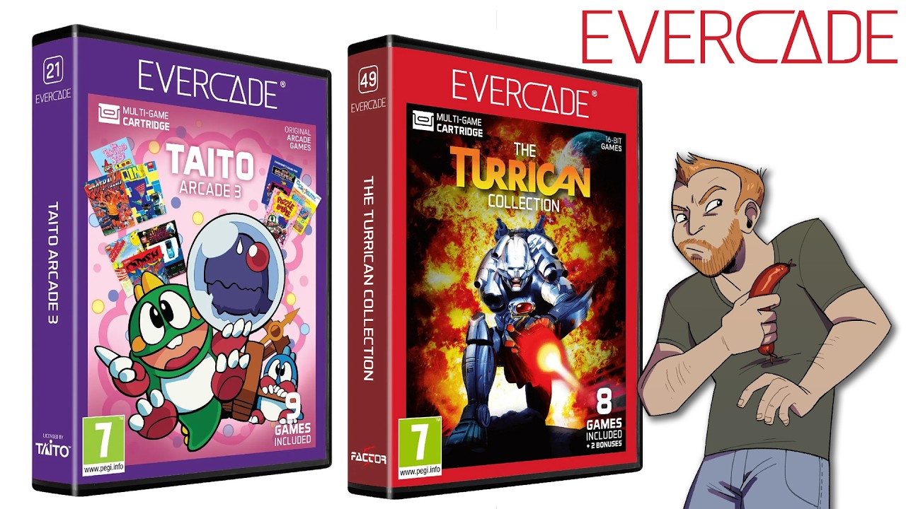 Let's Play Evercade - TAITO ARCADE 3 & THE TURRICAN COLLECTION