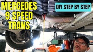 Match Highlights Fluid and filter change Mercedes 9 speed transmission (diy, full details, every step!)
